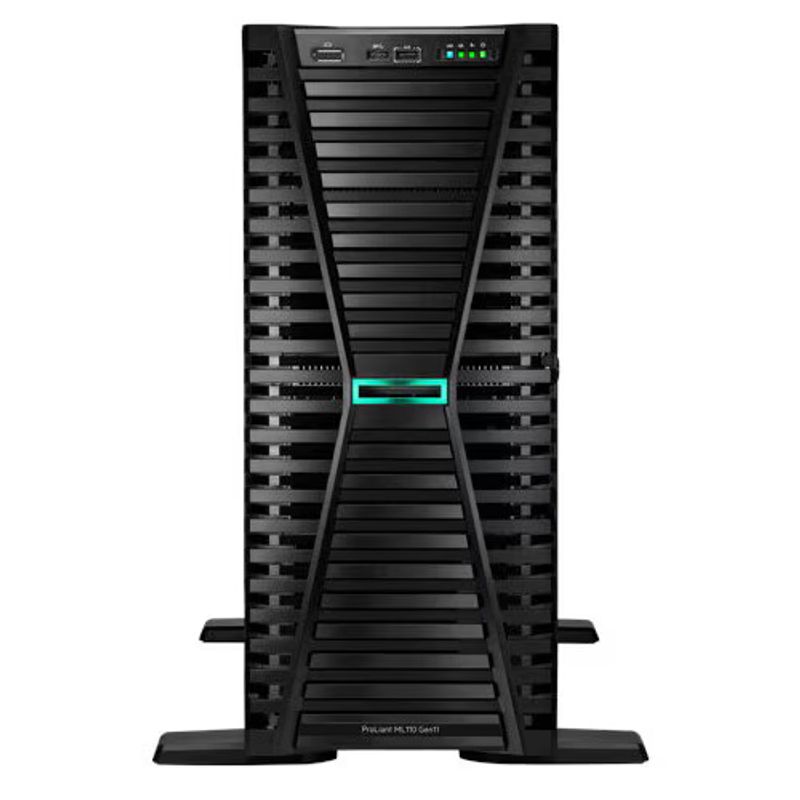 PC, gaming si accesorii - Servere - Sisteme server - Server HP ProLiant ML110 Gen11 Tower, Xeon Silver 4514Y, 64GB RAM, 2x 480GB SSD - Infinity.ro