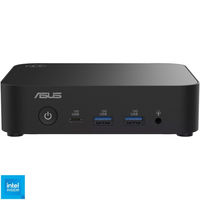PC, gaming si accesorii - Desktop PC & monitoare - Desktop PC - Mini PC Asus NUC 14 Essential RNUC14MNK1500002 cu procesor Intel® N150 pana la 3.6GHz, fara RAM, fara stocare, Intel® Gr - Infinity.ro