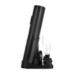 Casa si Gradina - Bucatarie si vesela - Accesorii bar - Tirbusoane si dopuri - Tirbuson electric Lifenaxx LX-064, 2in1, 25W, 300mAh, Negru - Infinity.ro