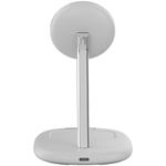 Laptop, Telefoane si Tablete - Telefoane mobile si accesorii - Accesorii Telefoane - Incarcatoare telefoane - Statie de incarcare CANYON, WCS-205 Qi2, 15 W, 2 in 1, fara fir, alb - Infinity.ro