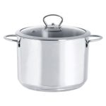 Casa si Gradina - Bucatarie si vesela - Vase pentru gatit - Oale si cratite - Oala 1.4l cu capac din sticla Kulinaria Metalac inox/24cm/8l - Infinity.ro