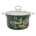 Casa si Gradina - Bucatarie si vesela - Vase pentru gatit - Oale si cratite - Oala 6.75l capac din sticla Golden Times Metalac email/24cm/6.75l - Infinity.ro