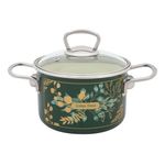 Casa si Gradina - Bucatarie si vesela - Vase pentru gatit - Oale si cratite - Oala 2l cu capac din sticla Golden Times Metalac email/16cm/2l - Infinity.ro