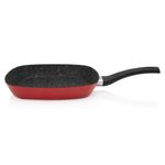 Casa si Gradina - Bucatarie si vesela - Vase pentru gatit - Tigai si seturi - Tigaie grill 2.2l Granit Induction Metalac email/26cm/2.2l - Infinity.ro
