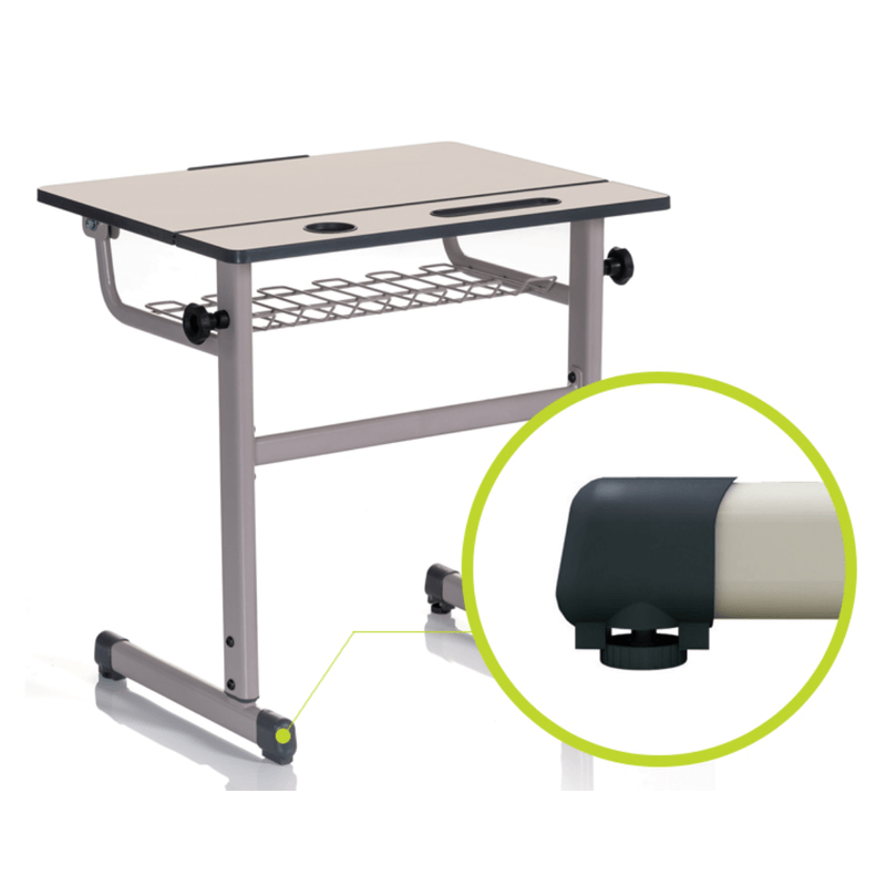 Casa si Gradina - Mobilier - Mobilier copii - Mobilier camera copiilor - Masa individuala elev U-Grow SCH-K16-SD, reglabila, cadru metalic, robusta - Infinity.ro