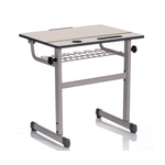 Casa si Gradina - Mobilier - Mobilier copii - Mobilier camera copiilor - Masa individuala elev U-Grow SCH-K16-SD, reglabila, cadru metalic, robusta - Infinity.ro