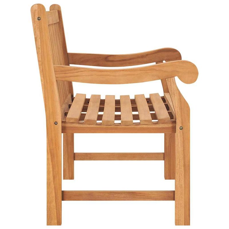 Casa si Gradina - Gradina si terasa - Mobilier exterior - Bancute de gradina - Banca de gradina Maro 120 x 69 x 92 cm Lemn masiv de tec - Infinity.ro