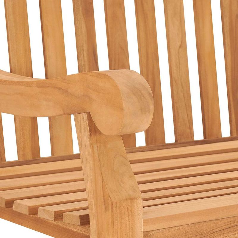 Casa si Gradina - Gradina si terasa - Mobilier exterior - Bancute de gradina - Banca de gradina Maro 120 x 69 x 92 cm Lemn masiv de tec - Infinity.ro