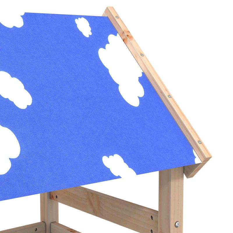 Jucarii, Copii si Bebe - Jucarii si jocuri - Jucarii de exterior - Spatii de joaca si accesorii - Turn de joaca Maro 52,5 x 110,5 x 215 cm Lemn de pin masiv - Infinity.ro