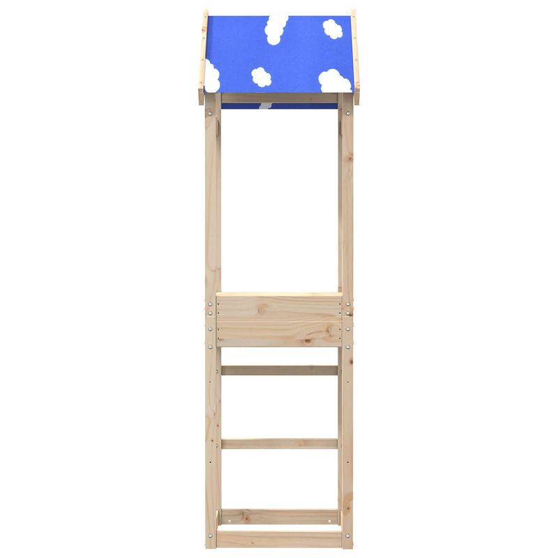 Jucarii, Copii si Bebe - Jucarii si jocuri - Jucarii de exterior - Spatii de joaca si accesorii - Turn de joaca Maro 52,5 x 46,5 x 195 cm Lemn de pin masiv - Infinity.ro