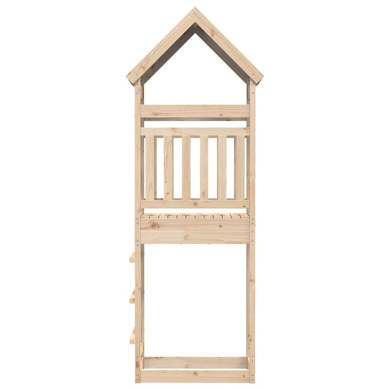 Jucarii, Copii si Bebe - Jucarii si jocuri - Jucarii de exterior - Spatii de joaca si accesorii - Turn de joaca Maro 52,5 x 85 x 265 cm Lemn de pin masiv - Infinity.ro