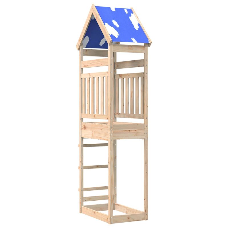 Jucarii, Copii si Bebe - Jucarii si jocuri - Jucarii de exterior - Spatii de joaca si accesorii - Turn de joaca Maro 52,5 x 85 x 265 cm Lemn de pin masiv - Infinity.ro