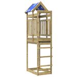 Jucarii, Copii si Bebe - Jucarii si jocuri - Jucarii de exterior - Spatii de joaca si accesorii - Turn de joaca Maro 52.5 x 85 x 239 cm Lemn impregnate solid - Infinity.ro