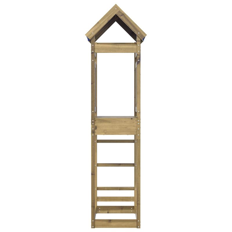 Jucarii, Copii si Bebe - Jucarii si jocuri - Jucarii de exterior - Spatii de joaca si accesorii - Turn de joaca Maro 52.5 x 85 x 239 cm Lemn impregnate solid - Infinity.ro