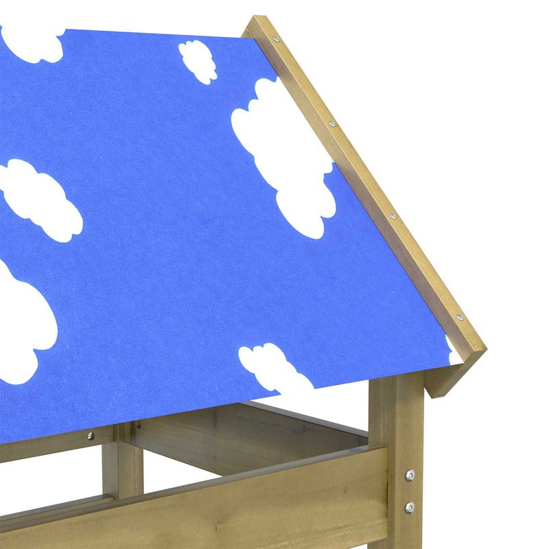 Jucarii, Copii si Bebe - Jucarii si jocuri - Jucarii de exterior - Spatii de joaca si accesorii - Turn de joaca Maro 52.5 x 85 x 239 cm Lemn impregnate solid - Infinity.ro