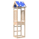 Jucarii, Copii si Bebe - Jucarii si jocuri - Jucarii de exterior - Spatii de joaca si accesorii - Turn de joaca Maro 52.5 x 46.5 x 208 cm Lemn de pin masiv - Infinity.ro