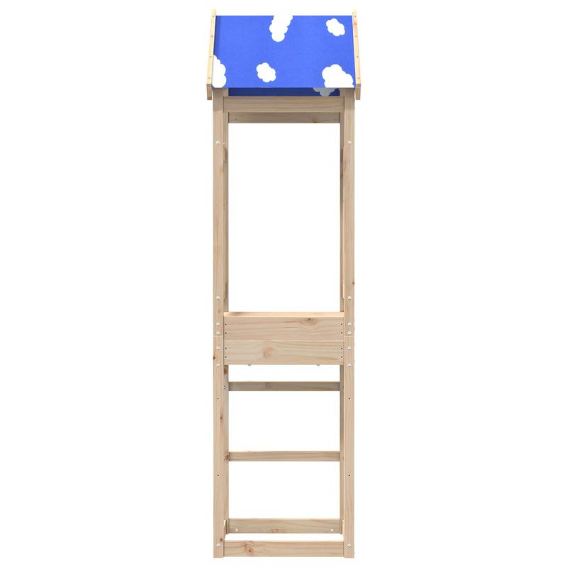 Jucarii, Copii si Bebe - Jucarii si jocuri - Jucarii de exterior - Spatii de joaca si accesorii - Turn de joaca Maro 52.5 x 46.5 x 208 cm Lemn de pin masiv - Infinity.ro