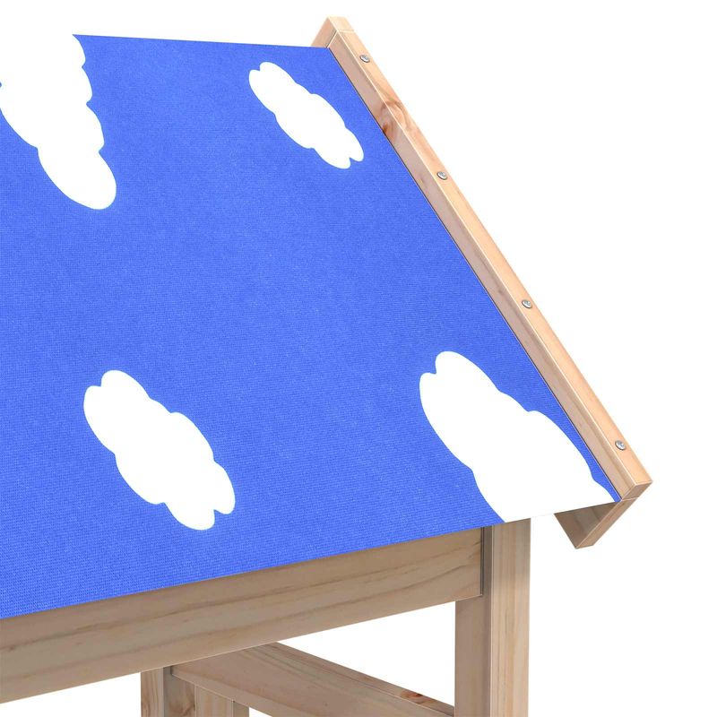 Jucarii, Copii si Bebe - Jucarii si jocuri - Jucarii de exterior - Spatii de joaca si accesorii - Turn de joaca Maro 52.5 x 46.5 x 208 cm Lemn de pin masiv - Infinity.ro