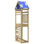Jucarii, Copii si Bebe - Jucarii si jocuri - Jucarii de exterior - Spatii de joaca si accesorii - Turn de joaca Maro 52,5 x 85 x 265 cm Lemn impregnate solid - Infinity.ro