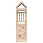 Jucarii, Copii si Bebe - Jucarii si jocuri - Jucarii de exterior - Spatii de joaca si accesorii - Turn de joaca Maro 110.5 x 52.5 x 215 cm Lemn de pin masiv - Infinity.ro