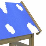 Jucarii, Copii si Bebe - Jucarii si jocuri - Jucarii de exterior - Spatii de joaca si accesorii - Turn de joaca Maro 52.5 x 46.5 x 208 cm Lemn impregnate solid - Infinity.ro