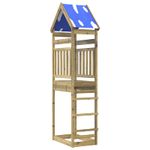 Jucarii, Copii si Bebe - Jucarii si jocuri - Jucarii de exterior - Spatii de joaca si accesorii - Turn de joaca Maro 52,5 x 85 x 265 cm Lemn impregnate solid - Infinity.ro