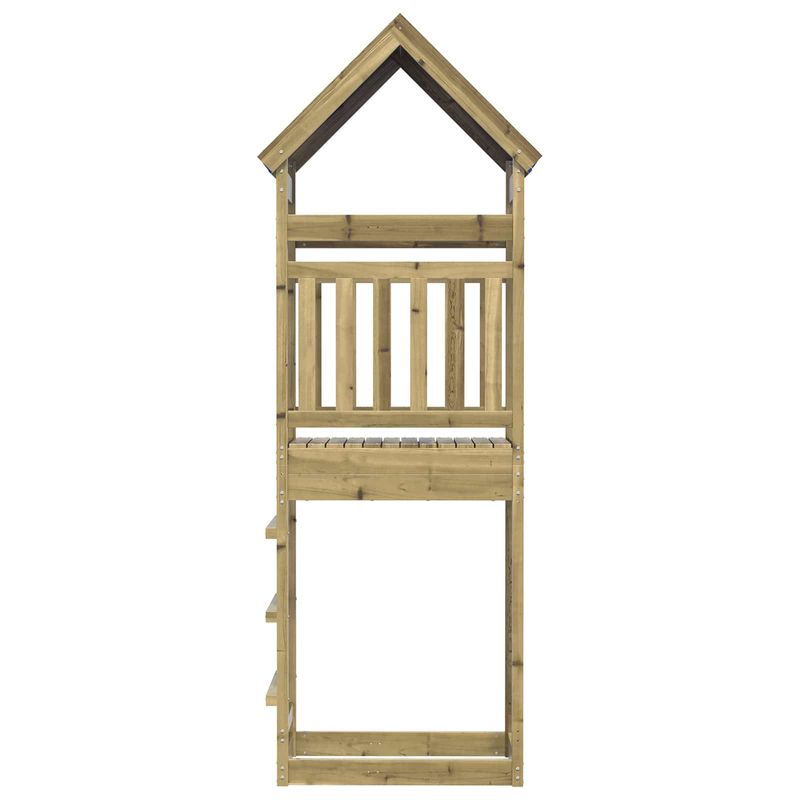 Jucarii, Copii si Bebe - Jucarii si jocuri - Jucarii de exterior - Spatii de joaca si accesorii - Turn de joaca Maro 52,5 x 85 x 265 cm Lemn impregnate solid - Infinity.ro
