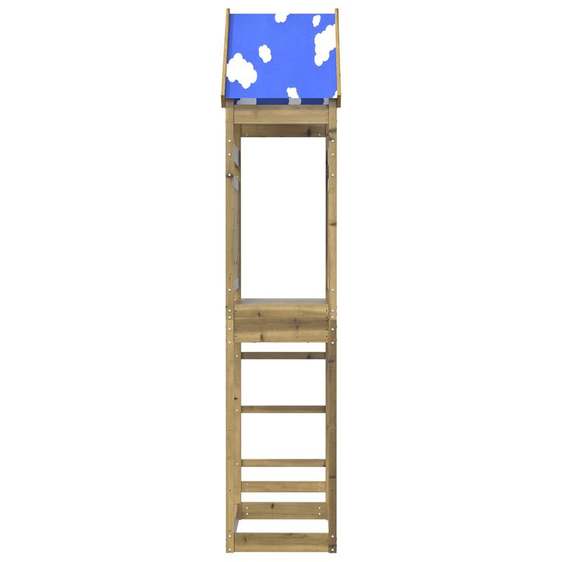Jucarii, Copii si Bebe - Jucarii si jocuri - Jucarii de exterior - Spatii de joaca si accesorii - Turn de joaca Maro 52,5 x 85 x 265 cm Lemn impregnate solid - Infinity.ro
