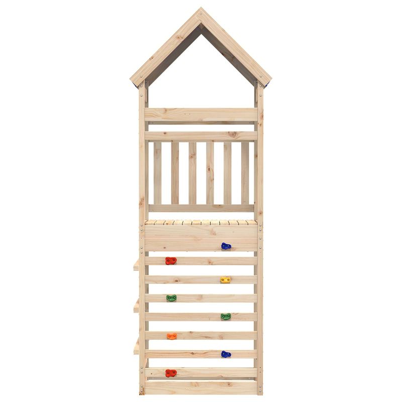 Jucarii, Copii si Bebe - Jucarii si jocuri - Jucarii de exterior - Spatii de joaca si accesorii - Turn de joaca Maro 52,5 x 85 x 265 cm Lemn de pin masiv - Infinity.ro