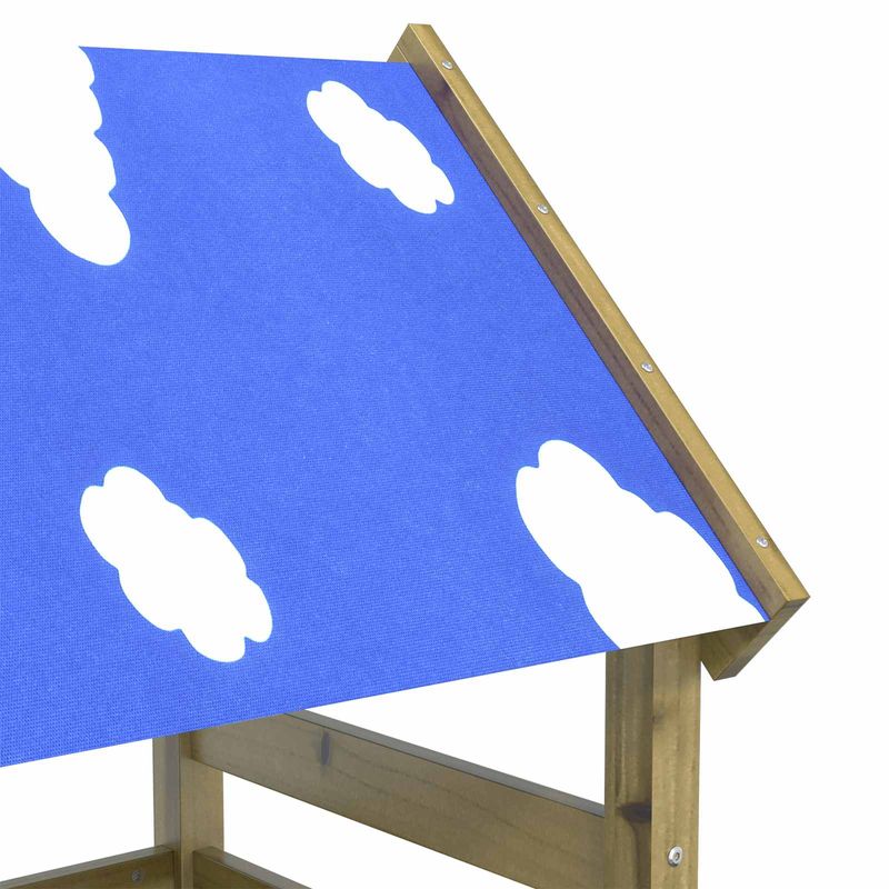 Jucarii, Copii si Bebe - Jucarii si jocuri - Jucarii de exterior - Spatii de joaca si accesorii - Turn de joaca Maro 110.5 x 52.5 x 215 cm Lemn impregnate solid - Infinity.ro