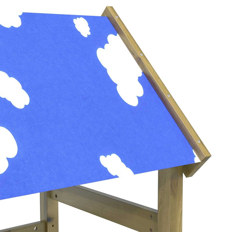 Jucarii, Copii si Bebe - Jucarii si jocuri - Jucarii de exterior - Spatii de joaca si accesorii - Turn de joaca Maro 52,5 x 110,5 x 215 cm Lemn impregnate solid - Infinity.ro