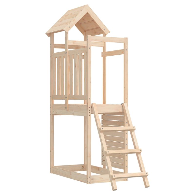 Jucarii, Copii si Bebe - Jucarii si jocuri - Jucarii de exterior - Spatii de joaca si accesorii - Turn de joaca Maro 110,5 x 52,5 x 214 cm Lemn de pin masiv - Infinity.ro
