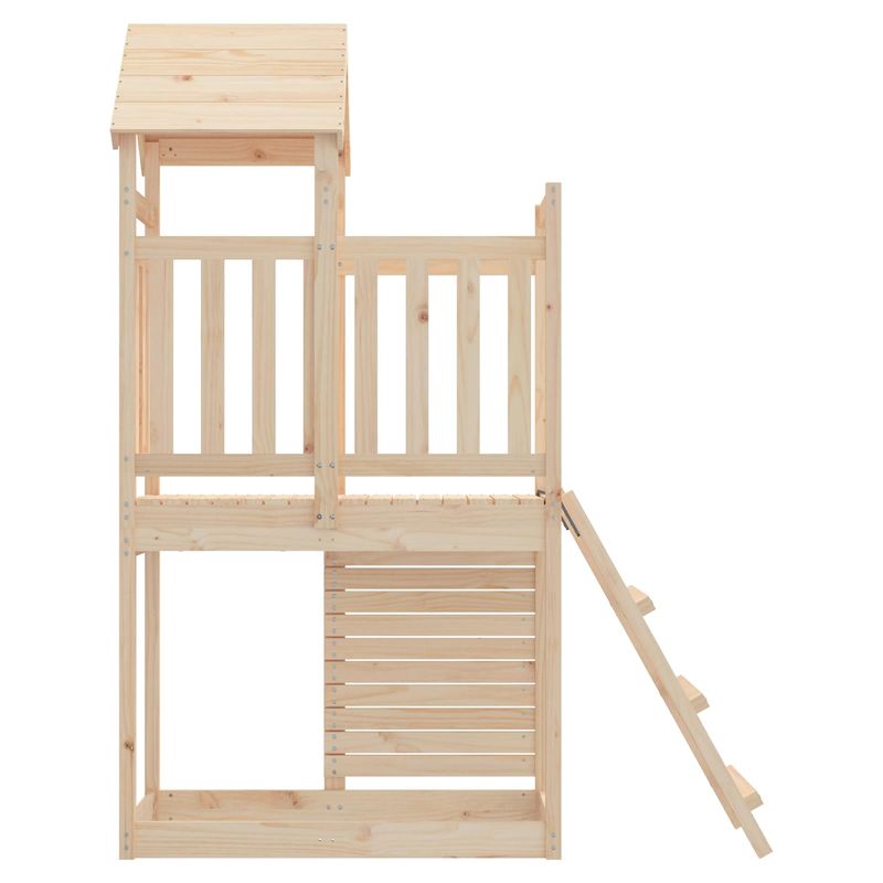 Jucarii, Copii si Bebe - Jucarii si jocuri - Jucarii de exterior - Spatii de joaca si accesorii - Turn de joaca Maro 110,5 x 52,5 x 214 cm Lemn de pin masiv - Infinity.ro
