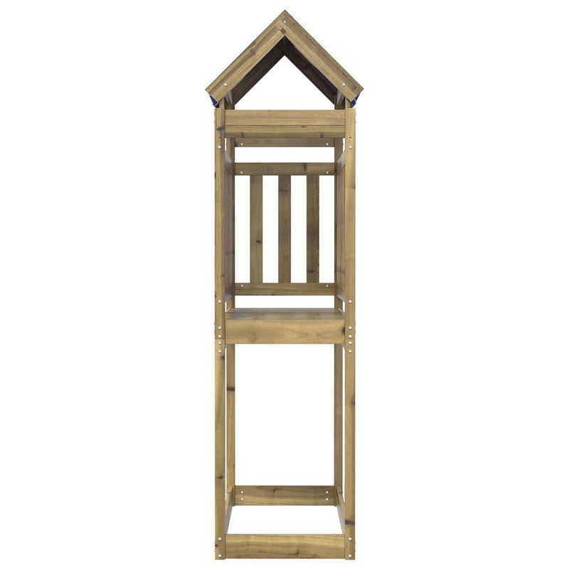 Jucarii, Copii si Bebe - Jucarii si jocuri - Jucarii de exterior - Spatii de joaca si accesorii - Turn de joaca Maro 52,5 x 110,5 x 215 cm Lemn impregnate solid - Infinity.ro