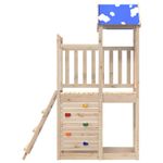 Jucarii, Copii si Bebe - Jucarii si jocuri - Jucarii de exterior - Spatii de joaca si accesorii - Turn de joaca Maro 110,5 x 52,5 x 215cm Lemn de pin masiv - Infinity.ro