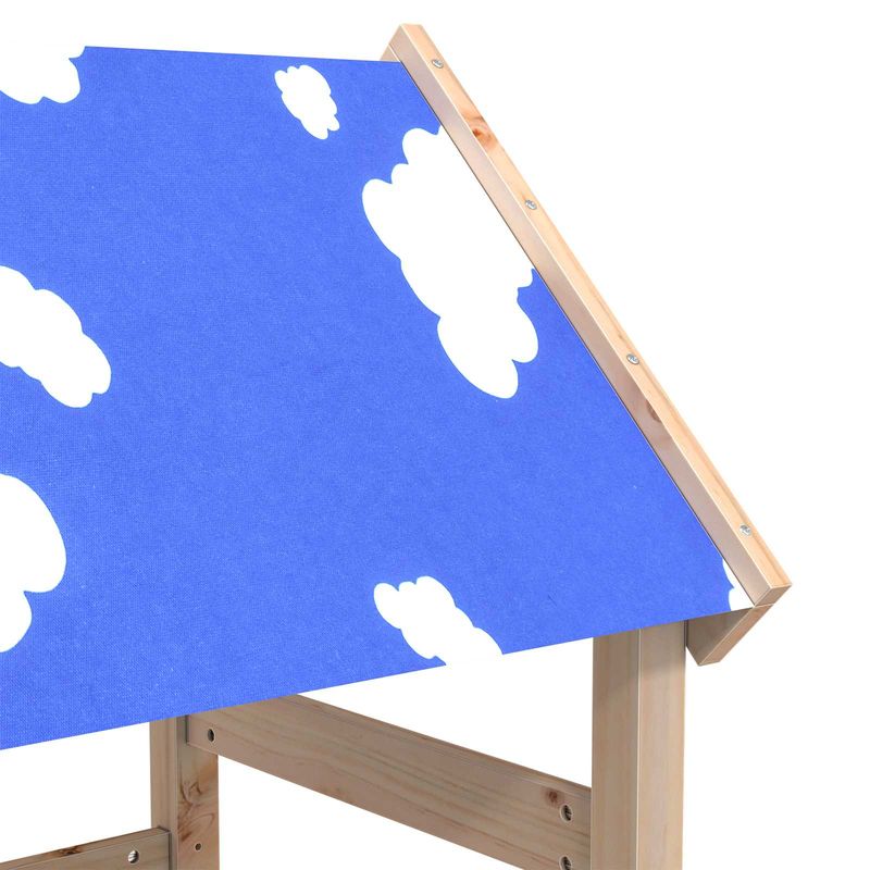 Jucarii, Copii si Bebe - Jucarii si jocuri - Jucarii de exterior - Spatii de joaca si accesorii - Turn de joaca Maro 52,5 x 110,5 x 215 cm Lemn de pin masiv - Infinity.ro