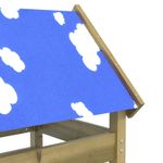 Jucarii, Copii si Bebe - Jucarii si jocuri - Jucarii de exterior - Spatii de joaca si accesorii - Turn de joaca Maro 85 x 52,5 x 239 cm Lemn impregnate solid - Infinity.ro