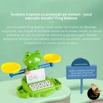 Jucarii, Copii si Bebe - Jucarii si jocuri - Jucarii & jocuri educative - Jocuri si jucarii educative - Joc Educativ Montessori Auraliv® Frog Balance  Editia Deluxe Balanta Matematica cu 96 piese, I - Infinity.ro
