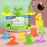 Jucarii, Copii si Bebe - Jucarii si jocuri - Jucarii & jocuri educative - Jocuri si jucarii educative - Joc Educativ Montessori Auraliv® Frog Balance  Editia Deluxe Balanta Matematica cu 96 piese, I - Infinity.ro