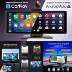 Auto si Moto - Electronice auto - Navigatii GPS - Navigatie Auto AURALIV 7" cu CarPlay si Android Auto, camera fata 4K si camera marsarier 1080P, Bluetooth, - Infinity.ro