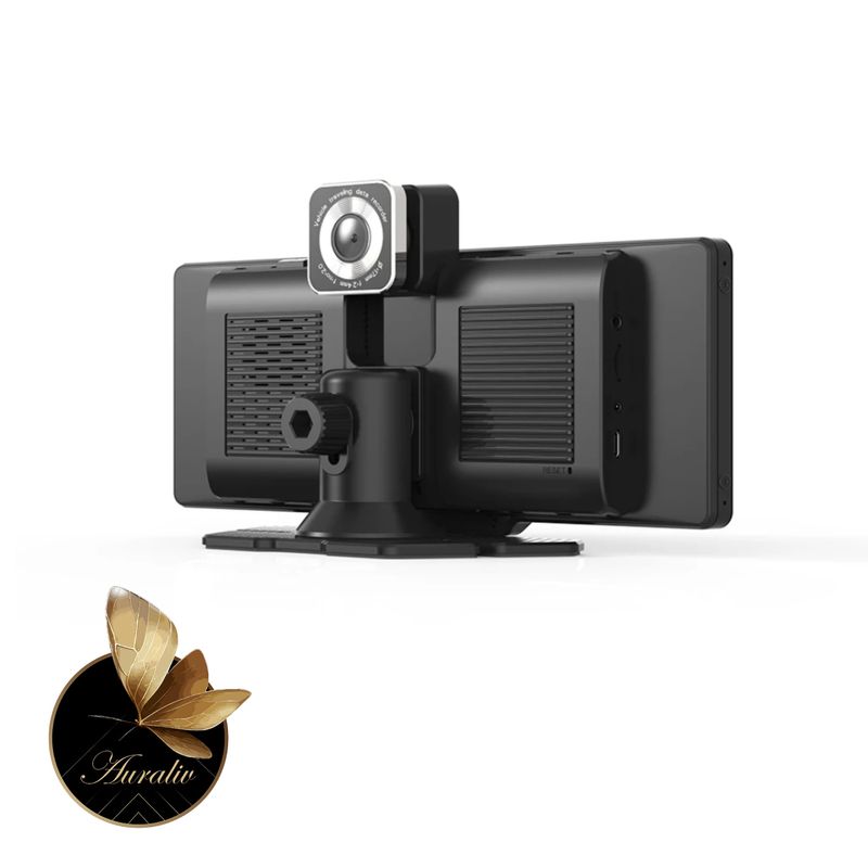 Auto si Moto - Electronice auto - Navigatii GPS - Navigatie Auto AURALIV 7" cu CarPlay si Android Auto, camera fata 4K si camera marsarier 1080P, Bluetooth, - Infinity.ro