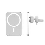 Laptop, Telefoane si Tablete - Telefoane mobile si accesorii - Accesorii Telefoane - Suport si docking telefoane - Suport Auto Magnetic Wireless AURALIV, 15W, Rotire 360, Culoare Alb - Infinity.ro