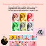 TV, Audio-Video si Foto - Aparate foto si accesorii - Aparate foto - Camera Foto Digitala Auraliv® Roz 48MP Ultra HD, 2.5K UHD, Video 1080P,  Ecran IPS 2.8”,Baterie 750mAh,Card 32GB Inclus - Infinity.ro