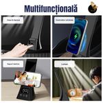 Casa si Gradina - Corpuri si surse de iluminat - Veioze si lampi - Lampi de veghe - Lampa de Birou Multifunctionala Auraliv® 5‑in‑1 cu Incarcare Wireless, Alarma, Suport Telefon si Lumina Reglabila - Infinity.ro