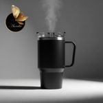 Casa si Gradina - Bucatarie si vesela - Accesorii bar - Termosuri si Cani termos - Termos Premium Auraliv® Oxford 890 – Negru, 890 ml, Otel Inoxidabil 304, Izolare Vacuum, Capac cu Filet si Pai - Infinity.ro