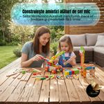 Jucarii, Copii si Bebe - Jucarii si jocuri - Seturi de constructie si cuburi - Seturi de constructie - Set Constructie din Lemn 73 Piese Auraliv® – Jucarie Montessori DIY, Creativitate & Constructii 3D - Infinity.ro
