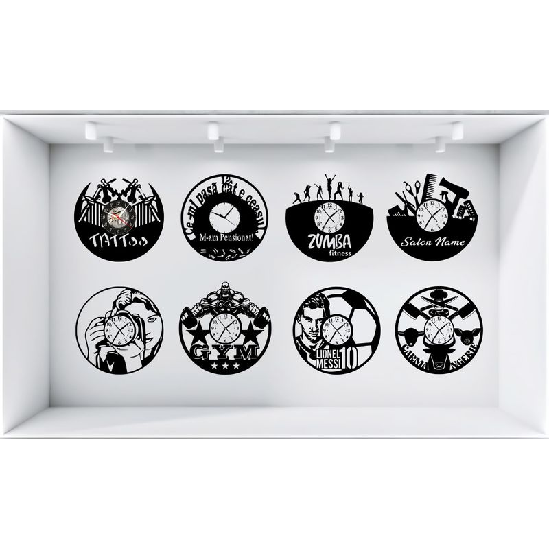 Casa si Gradina - Decoratiuni - Ceasuri - BARBERSHOP-ceas de perete - Infinity.ro