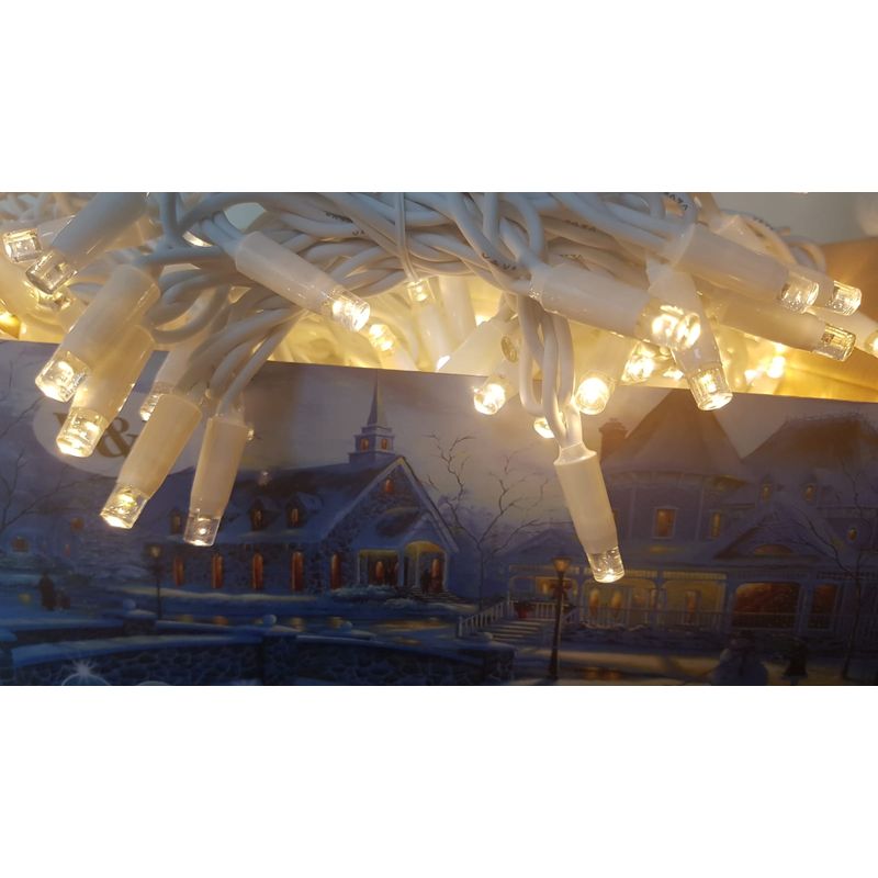 Casa si Gradina - Decoratiuni - Decoratiuni de sezon - Instalatie de Craciun, 8 m, Perdea franj cu Flash Alb Cald, 160 leduri, SDX P9107WW - Infinity.ro
