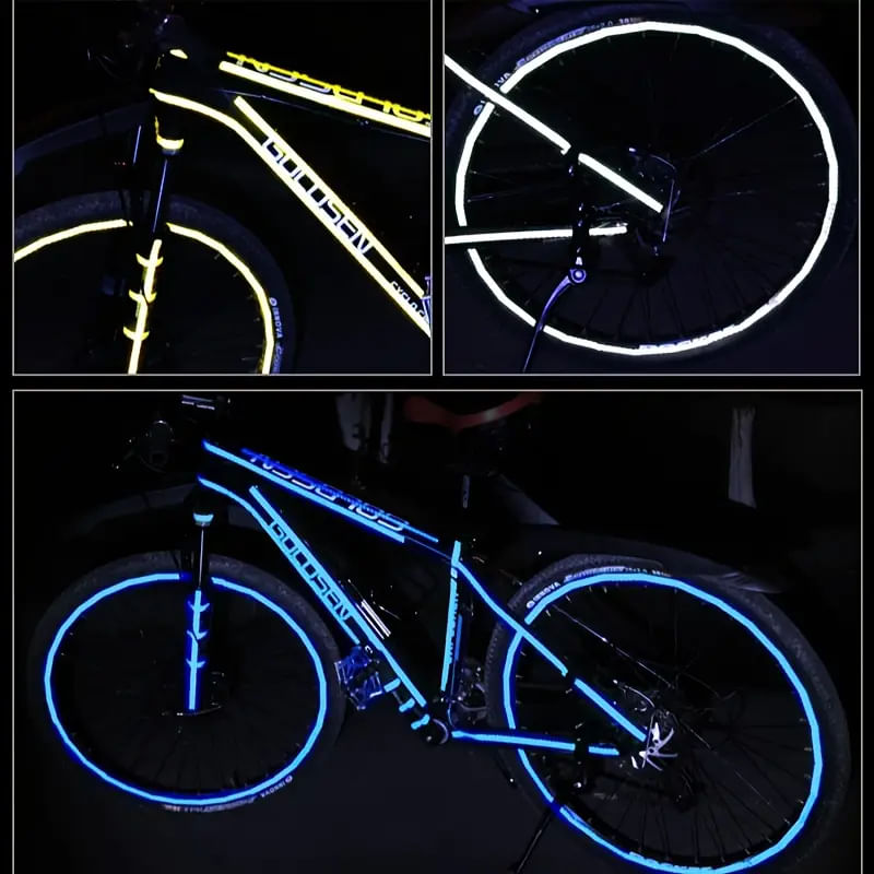 Sport si Outdoor - Role, trotinete si skateboard - Piese si accesorii trotinete - Banda reflectorizanta pentru biciclete, motociclete, masini, FIXATO, autoadeziva, rezistenta la apa, lungime 8m, Rosu - Infinity.ro