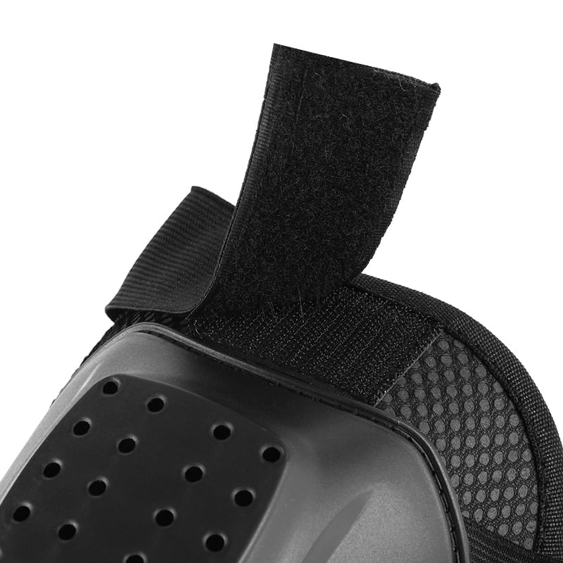 Auto si Moto - Moto - Accesorii moto si consumabile - Set Protectii Moto pentru Genunchi si Coate, ABS Durabil, Usoare, Confortabile, Reglabile, Pentru Moto, Scuter, Negru - Infinity.ro